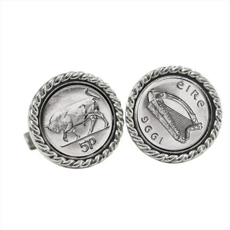 Giftgear Irish Bull 5 Pence Cuff Links GI1632290